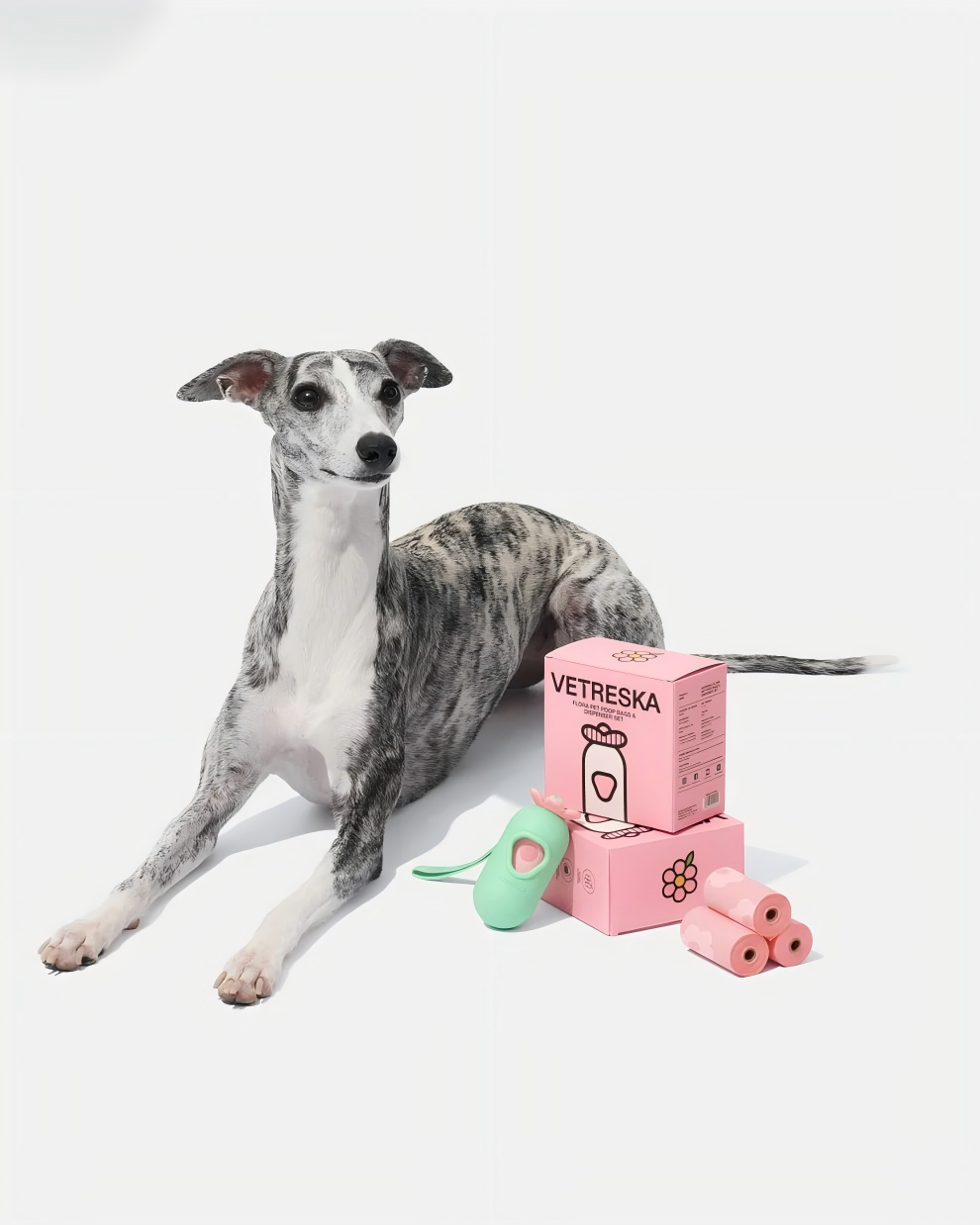 Flora Poop Bags & Dispenser Set