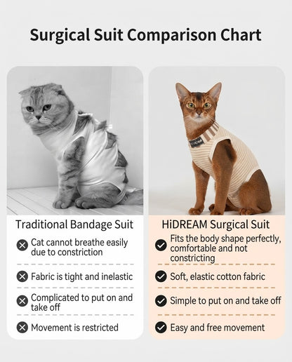Anti-Escape Cat Recovery Suit