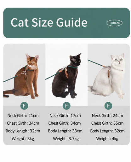 Active Traverse Cat Harness & Leash Set