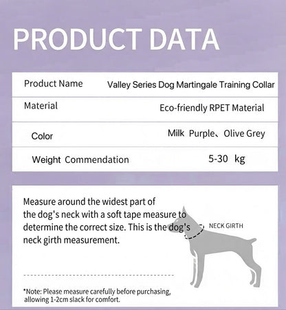 Valley Series Dog Martingale Training Collar