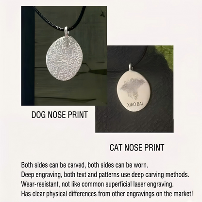 Pet Nose Print Necklace