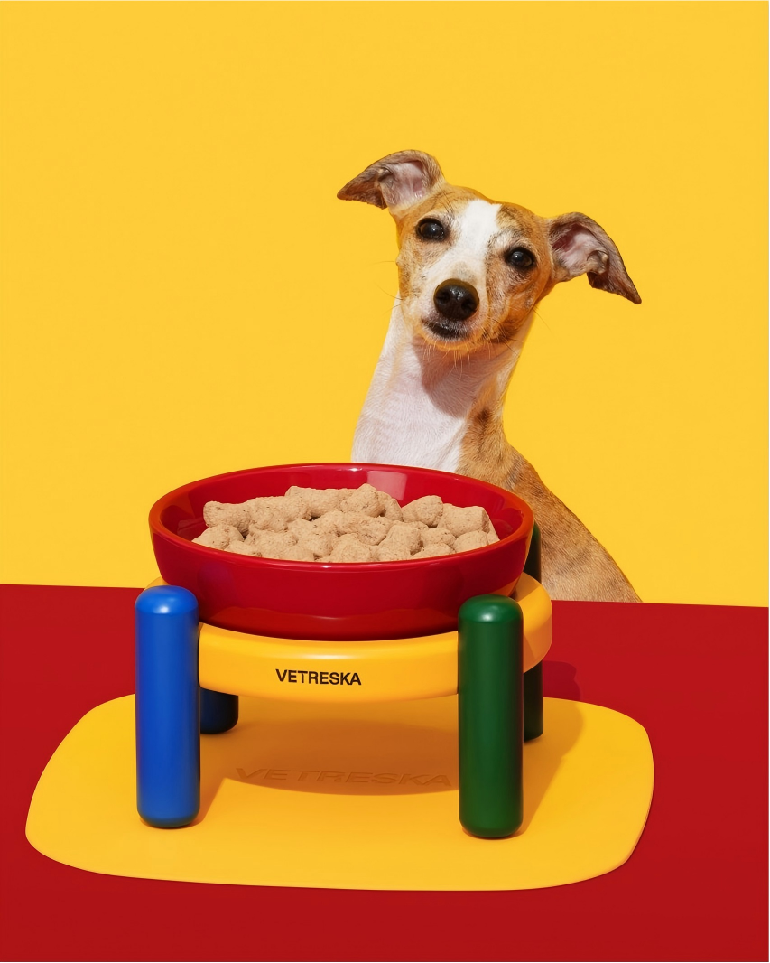 Chroma Ceramic Pet Bowl & Mat Set