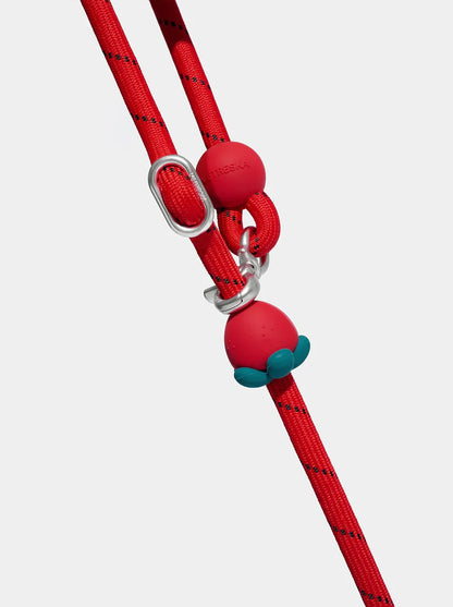Connect Hands-Free Rope Leash - Strawberry