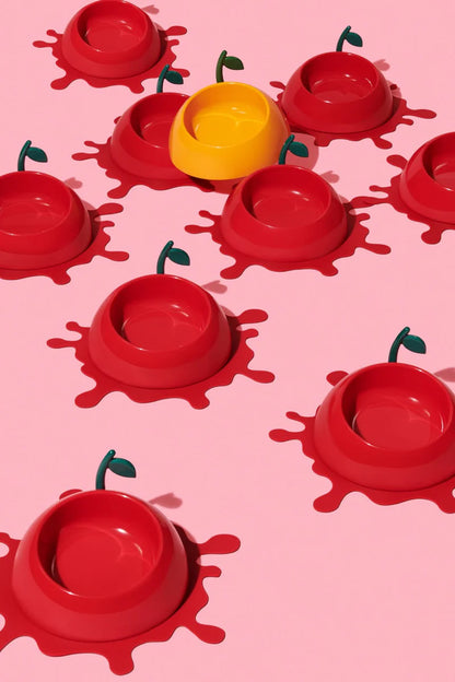 Juicy Cherry Pet Bowl, Spoon & Mat Set