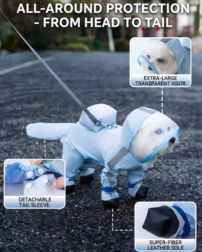 Pawsome Protectors Full-Body Raincoat