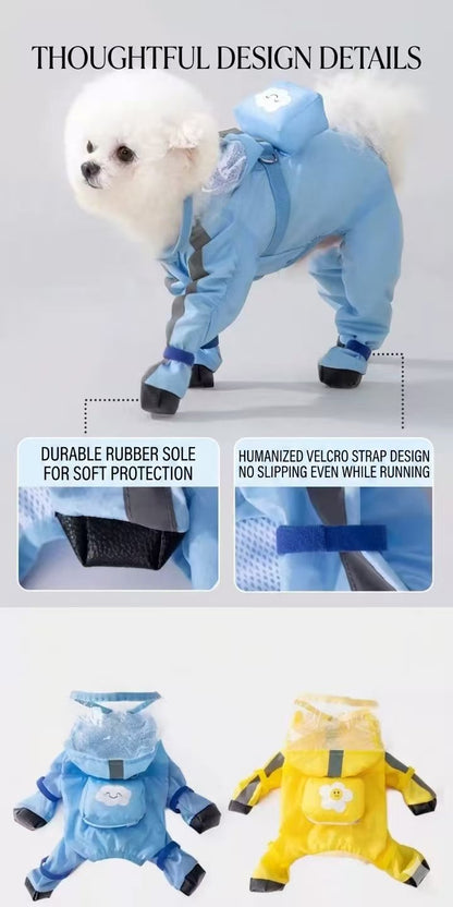 Pawsome Protectors Full-Body Raincoat